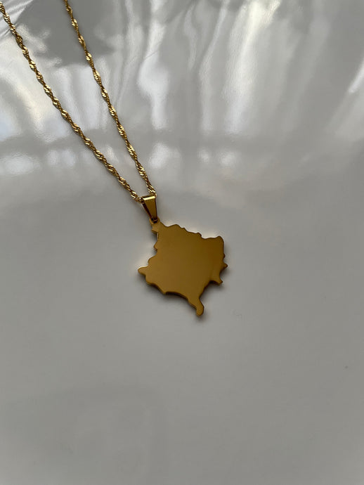 KOSOVO Necklace - GOLD - Oara Official