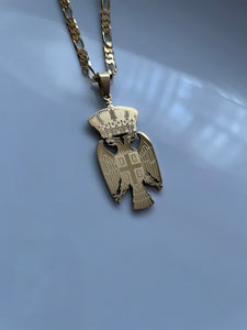 SERBIA Necklace - GOLD (Eagle) - Oara Official