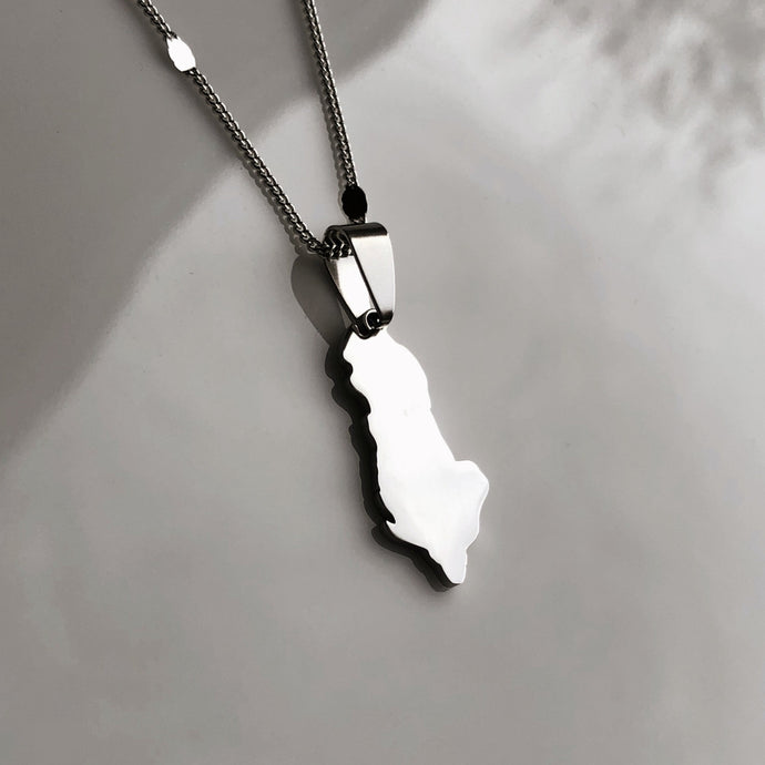 ALBANIA Necklace - SILVER - Oara Official