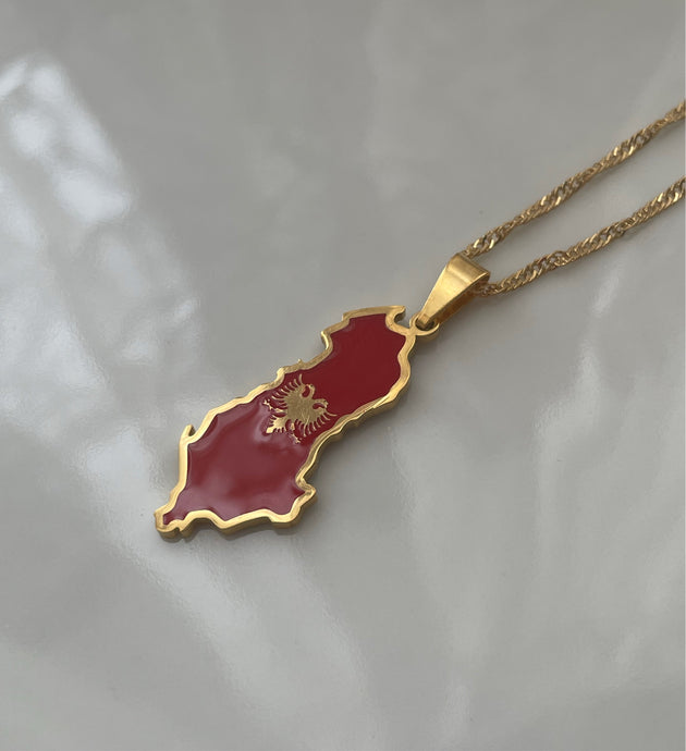 ALBANIA Necklace - GOLD (Limited Edition) - Oara Official