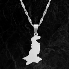 Load image into Gallery viewer, PAKISTAN Necklace - SILVER - Oara Official
