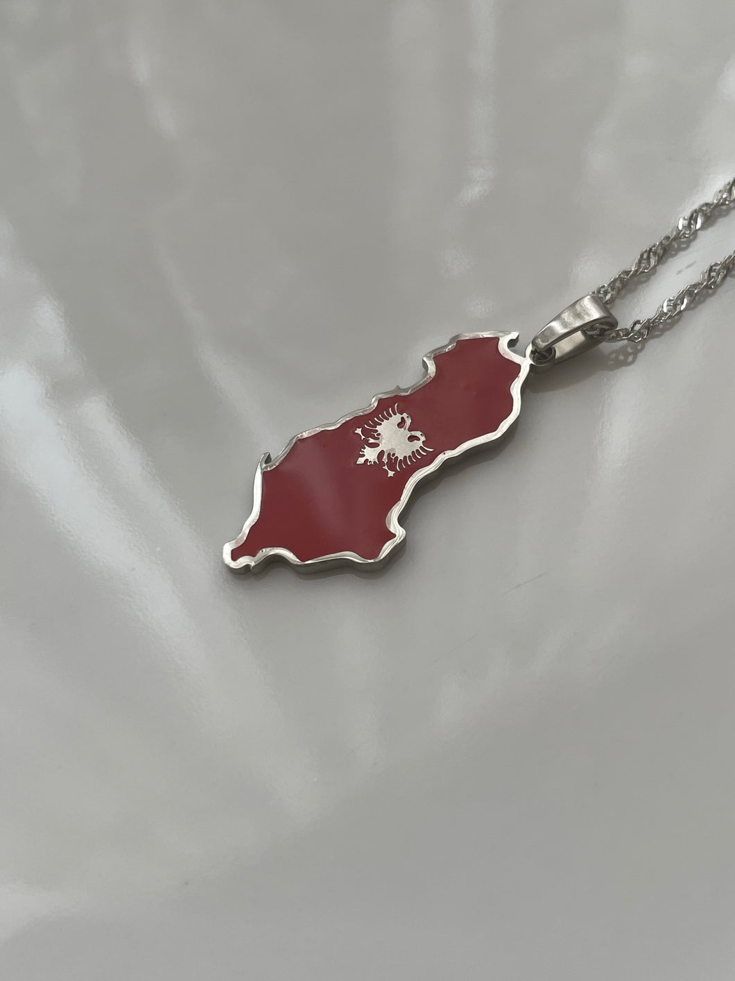 ALBANIA Necklace - SILVER (Limited Edition) - Oara Official