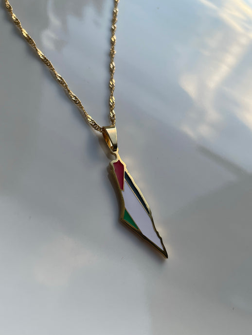 PALESTINE Necklace - Gold (Limited Edition) - Oara Official